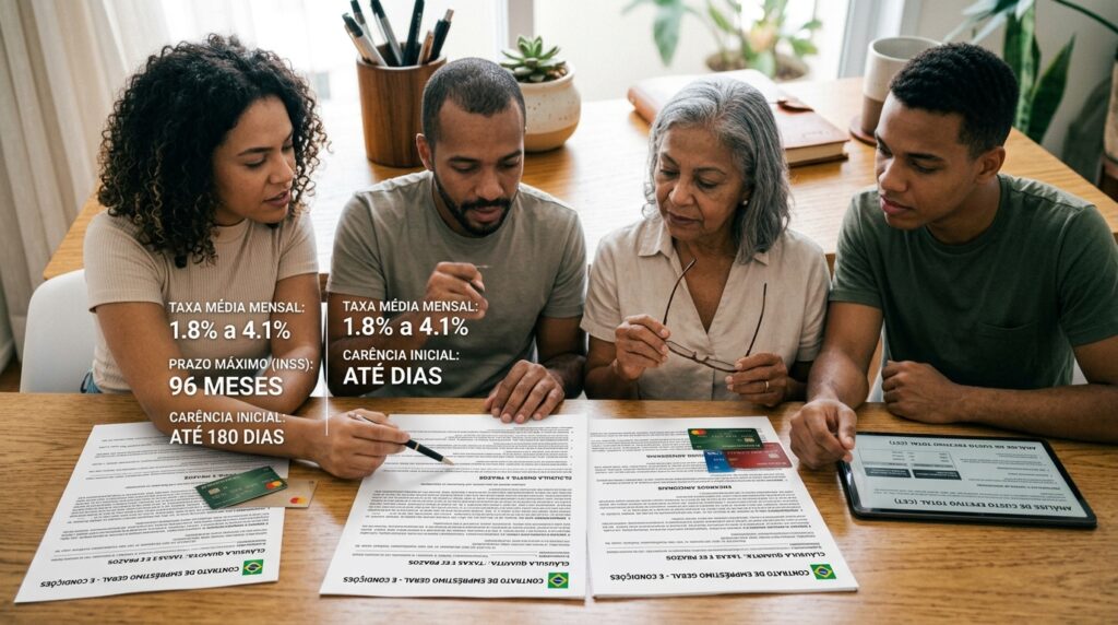 Quais são as condições dos empréstimos mencionados?